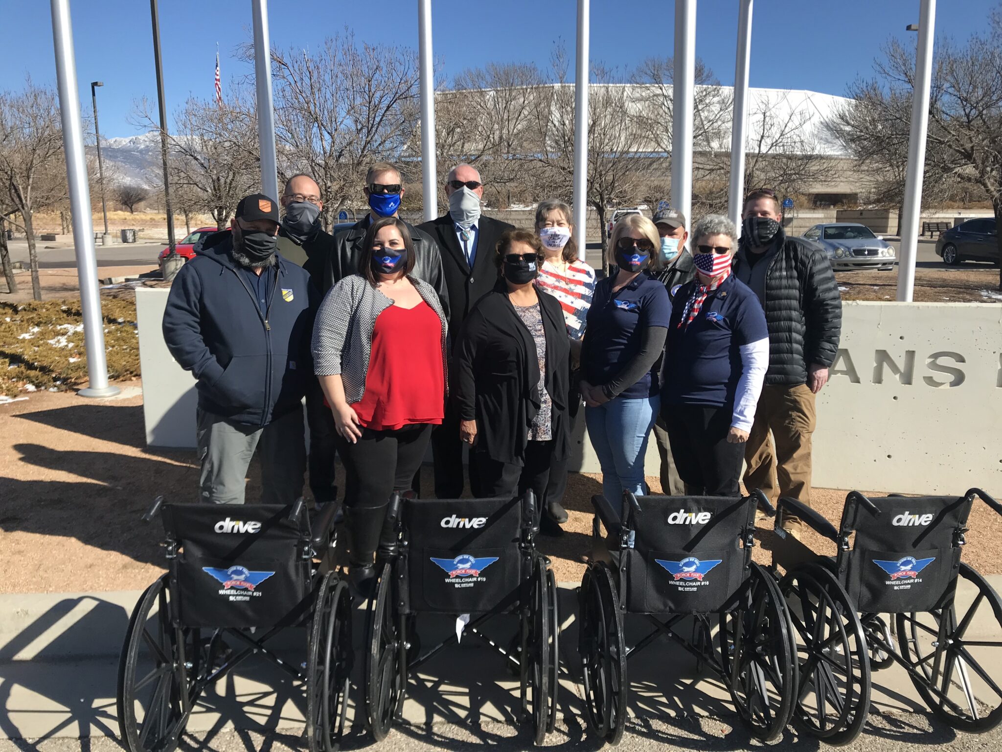 Kirtland Federal Credit Union Donates 25 Wheelchairs To NM Honor Flight 